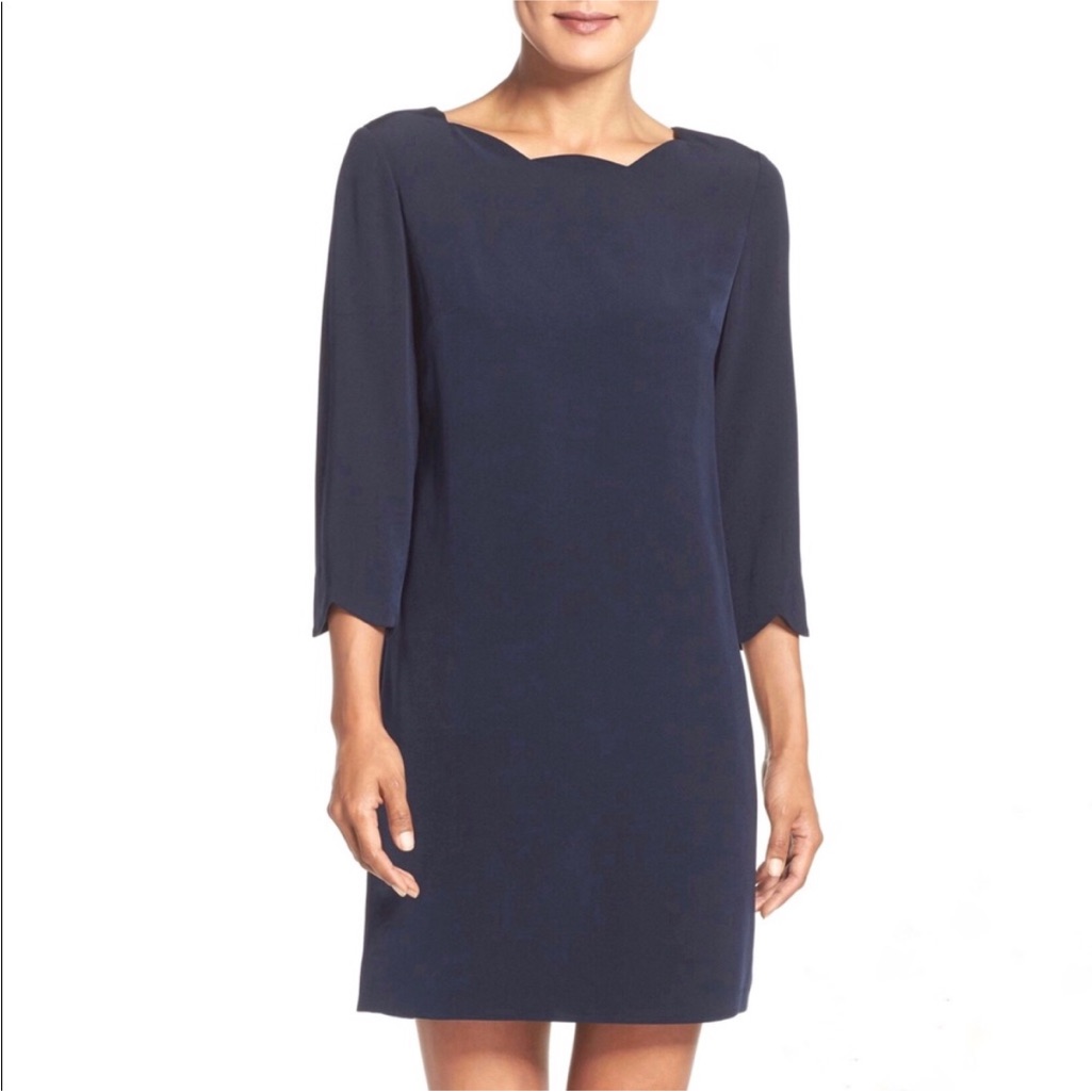Cece Scallop Edge Women's Dress